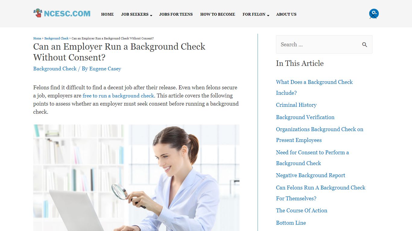 Can an Employer Run a Background Check Without Consent?